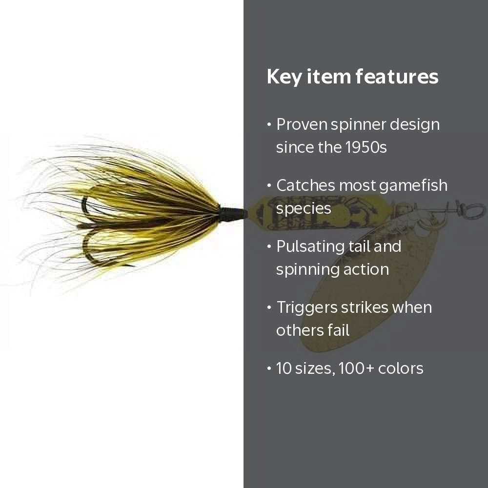 Yakima Bait Worden's Original Rooster Tail, Inline Spinnerbait