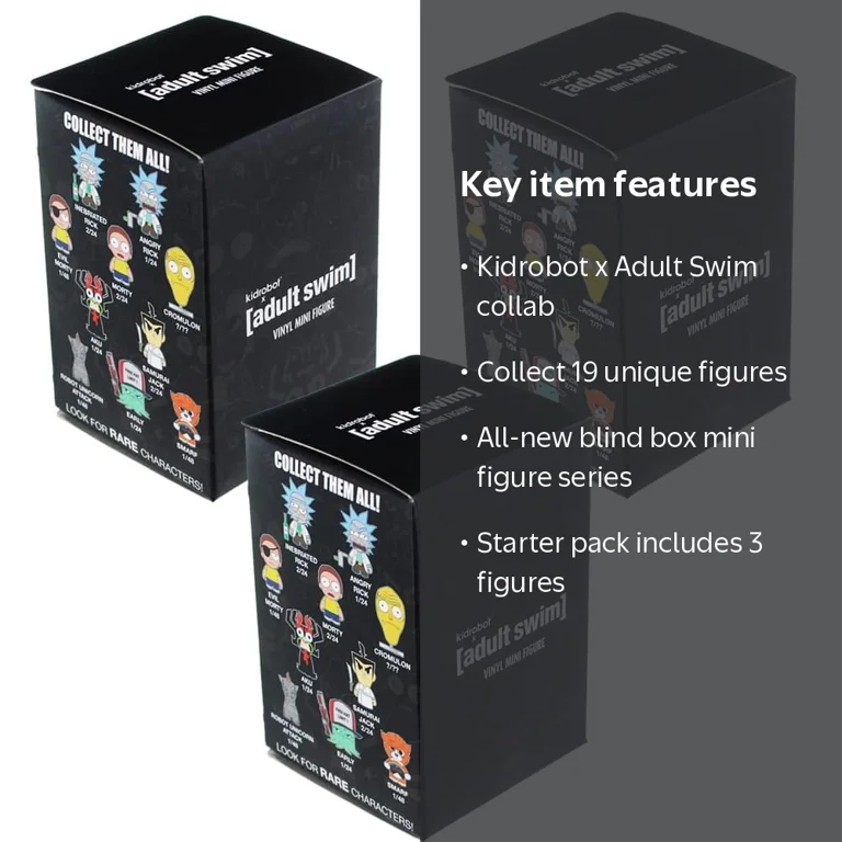 Adult Swim Blind Box Mini Figure, Lot of 3 - Walmart.com