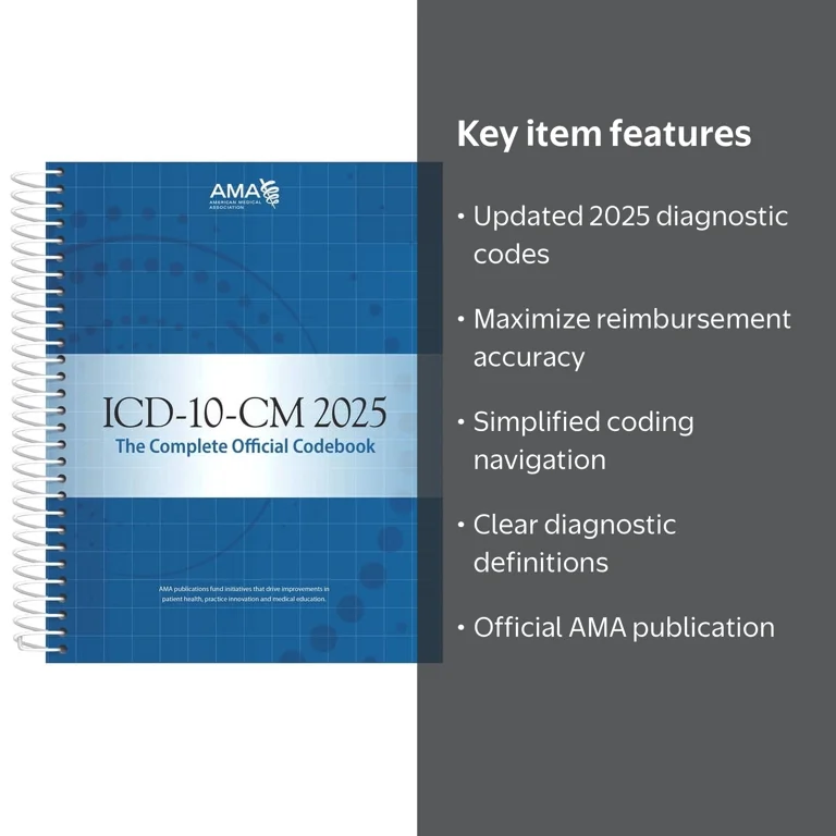 ICD-10-CM 2025 the Complete Official Codebook, (Spiral-Bound