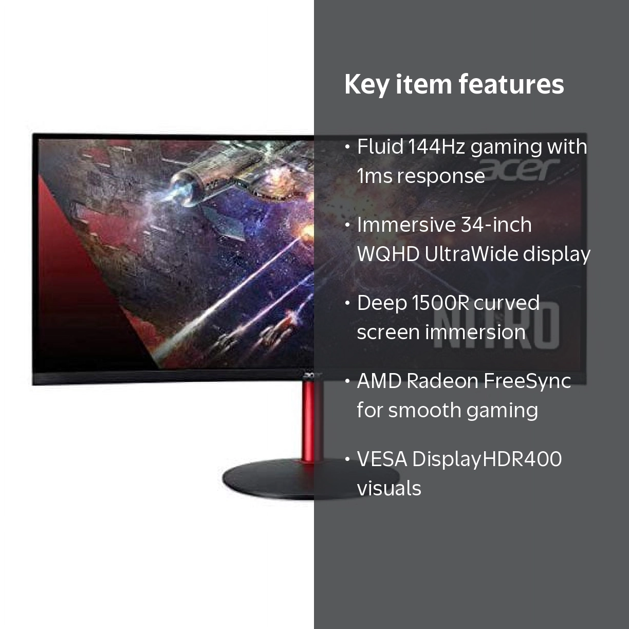 Acer Nitro XZ342CK Pbmiiphx 34