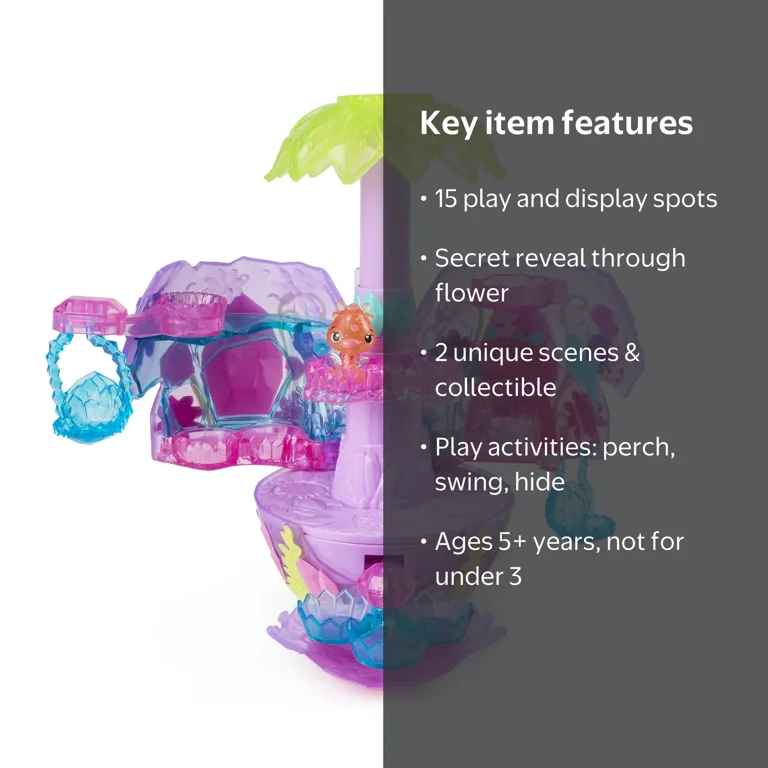 Hatchimals CollEGGtibles, Crystal Canyon Secret Scene Playset with