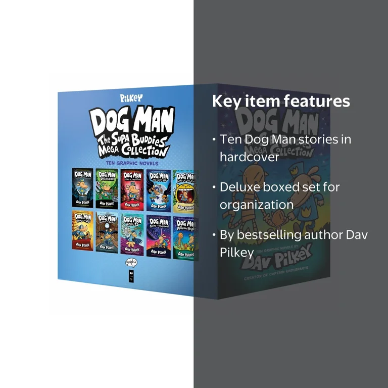 Dog Man: the Supa Buddies Mega Collection 10 Book Set Hardcover