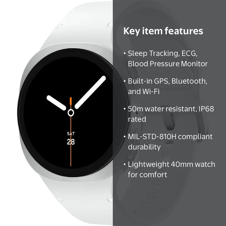 Samsung Galaxy Watch8 40mm Bluetooth Smart Watch,International