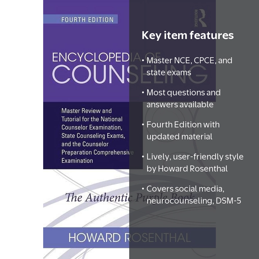 Top ADVANCEMENT TEXTBOOK 25年 大阪府 12冊セット Encyclopedia of Counseling: Master Review & Tutorial for NCE