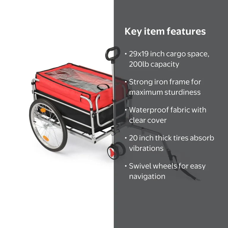 giant bicycle trailer SEKAM Bike Cargo Trailer, 198 lbs Load Capacity, Foldable with Reflectors & Universal Hitch, Heavy-Duty Utility Bike Cart for Camping & Shopping (Orange) : Sports & Outdoors Look no further than the Folding Deer eBike Trailer Giant 2018 Halfwheeler 1-Speed Trailer