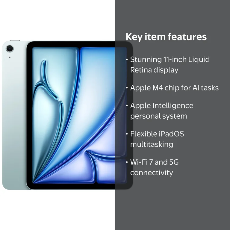11 iPad Air M4 Wi-Fi 128GB Blue (2026) - Walmart.com