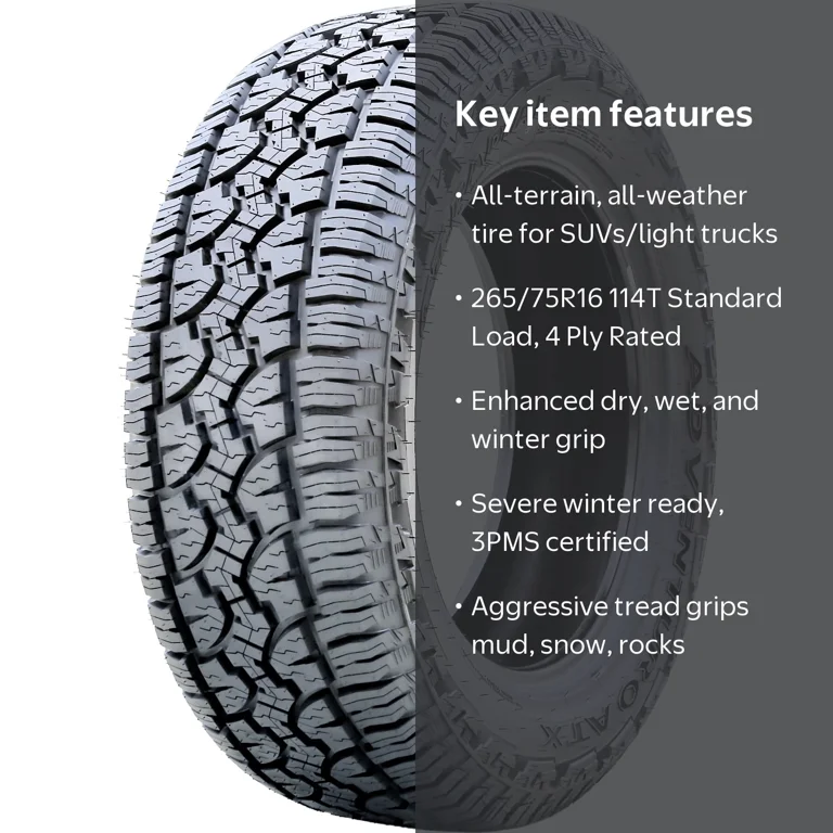 GT Radial Adventuro ATX 265/75R16 114T Standard Load All Terrain