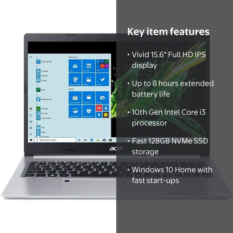 Acer, Aspire 5, Intel Core i3-1005G1, 15.6