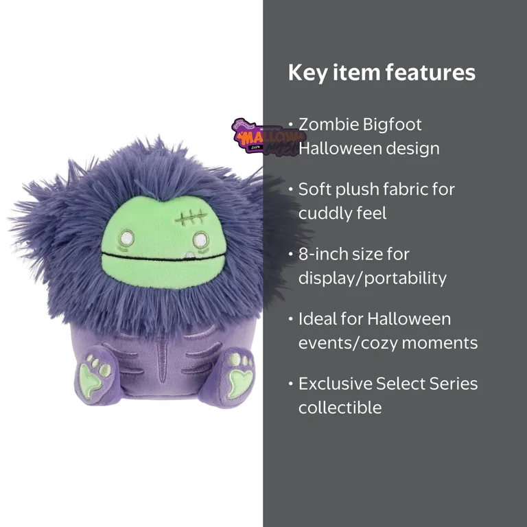 Squishmallows Select Series Zombie Benny 8 Inch - Walmart.com