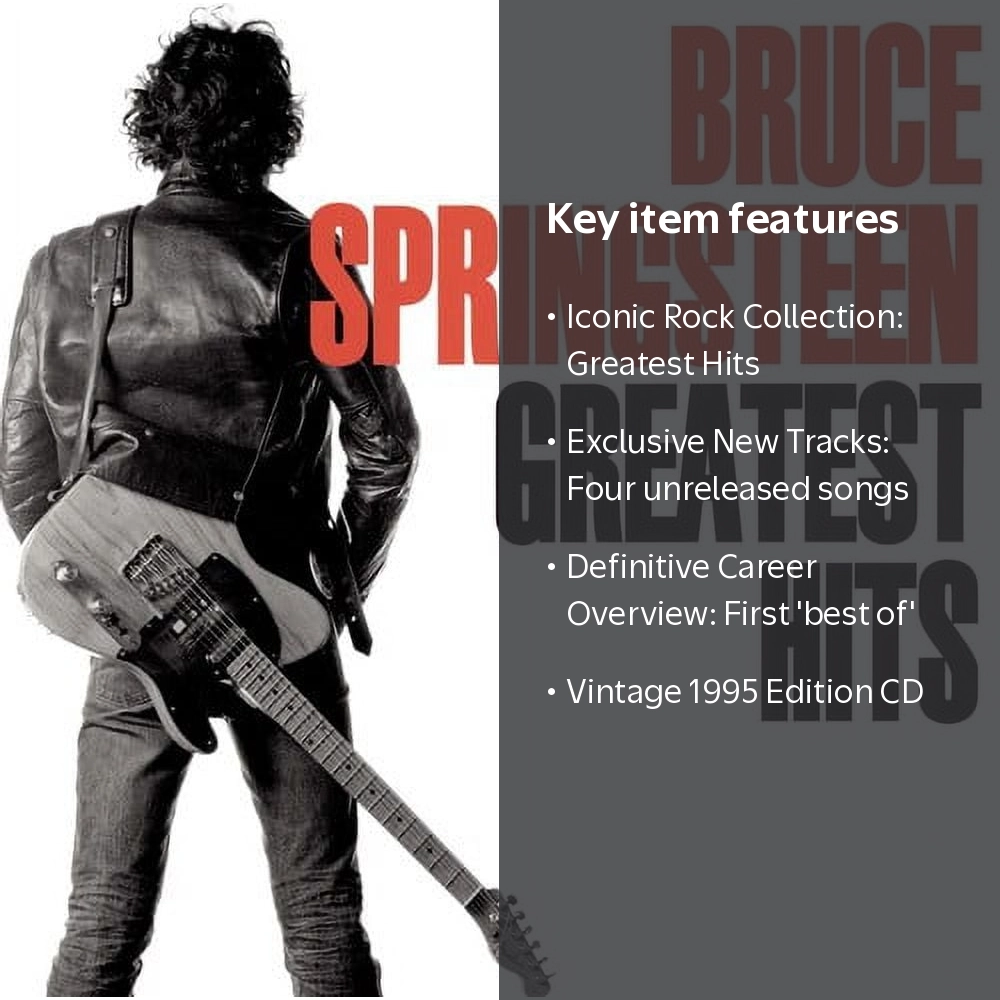 Sony, Bruce Springsteen Greatest Hits Music & Performance CD Sony, Bruce Springsteen Greatest Hits Music & Performance CD