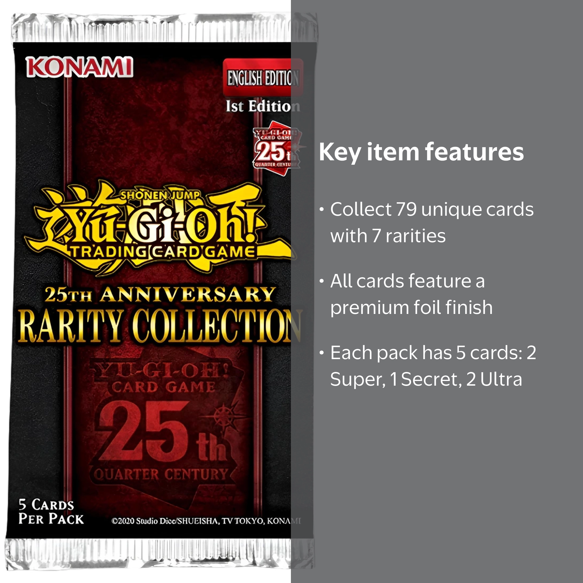 Yu-Gi-Oh! 25th Anniversary Rarity Collection Booster Box - Walmart.com