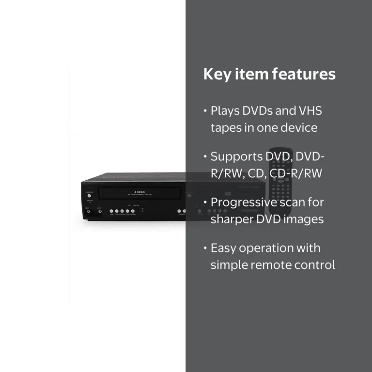 Magnavox DV220MW9 DVD/VCR Combo Player, Progressive Scan, AV