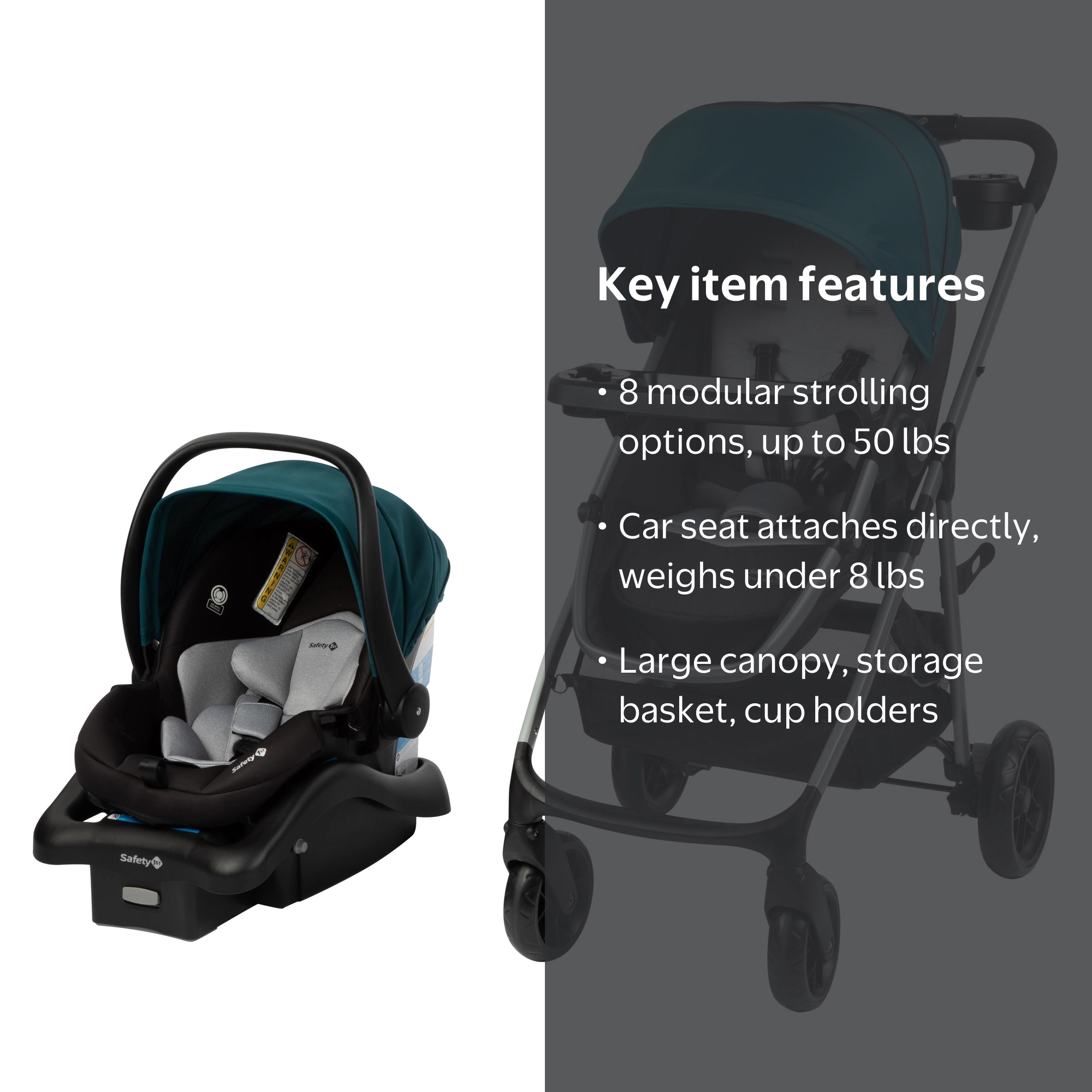 Safety 1st Grow and Go Flex 8-in-1 Baby Rear Facing Car Seat and