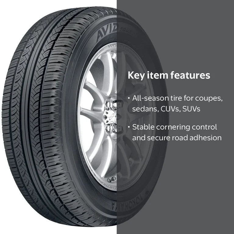 Free Shipping! Yokohama Avid Touring-S All-Season Tire, P215/60R16
