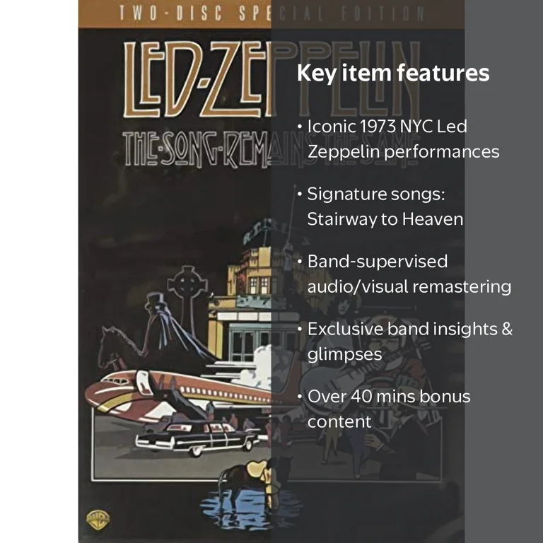 Warner Bros, DVD, The Song Remains the Same SE, Deluxe Edition