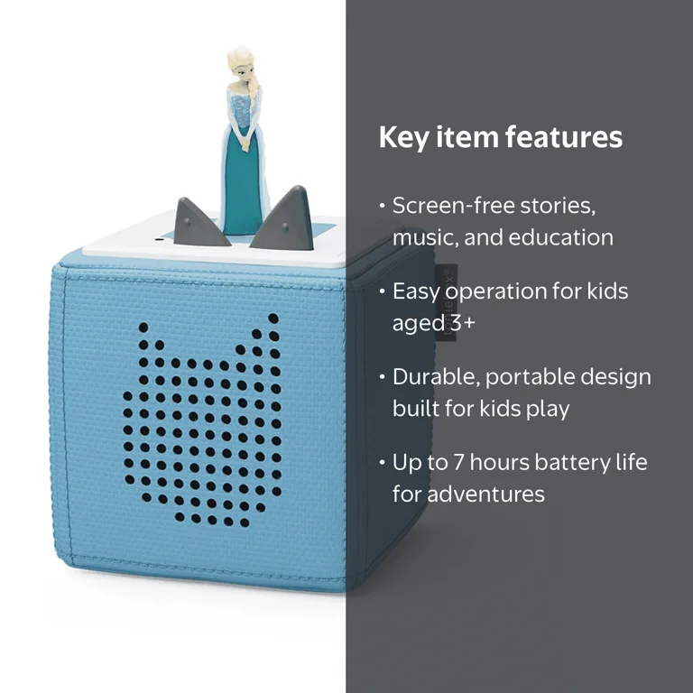 Disney Frozen Elsa Toniebox Audio Player for Kids Starter Set