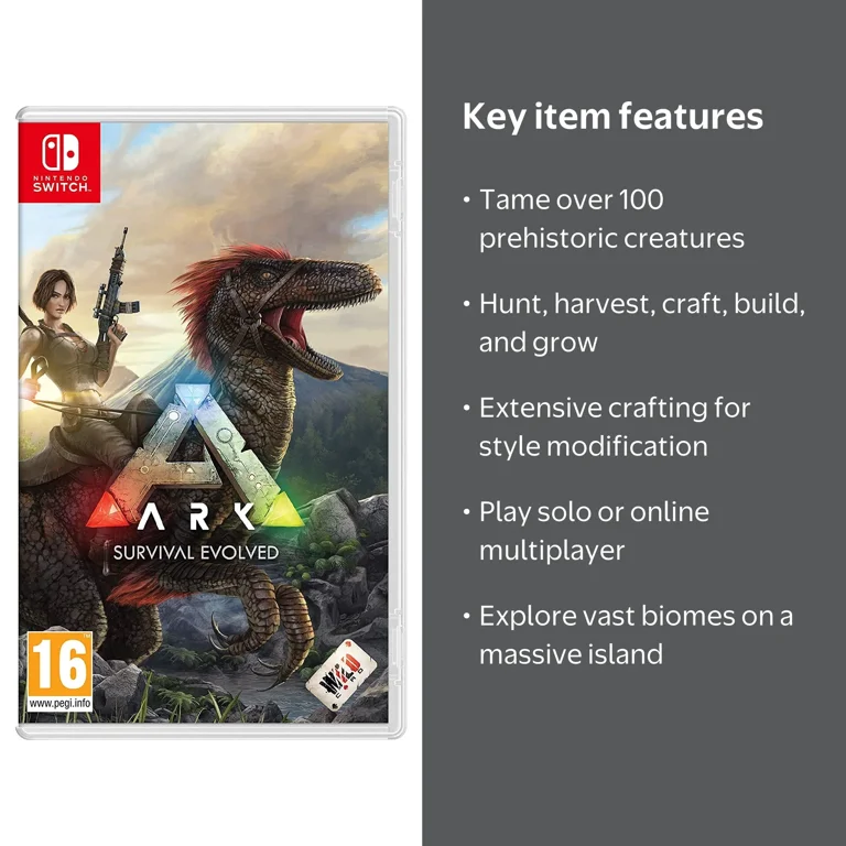 Studio Wildcard, ARK Survival Evolved, Dinosaurs, Nintendo Switch