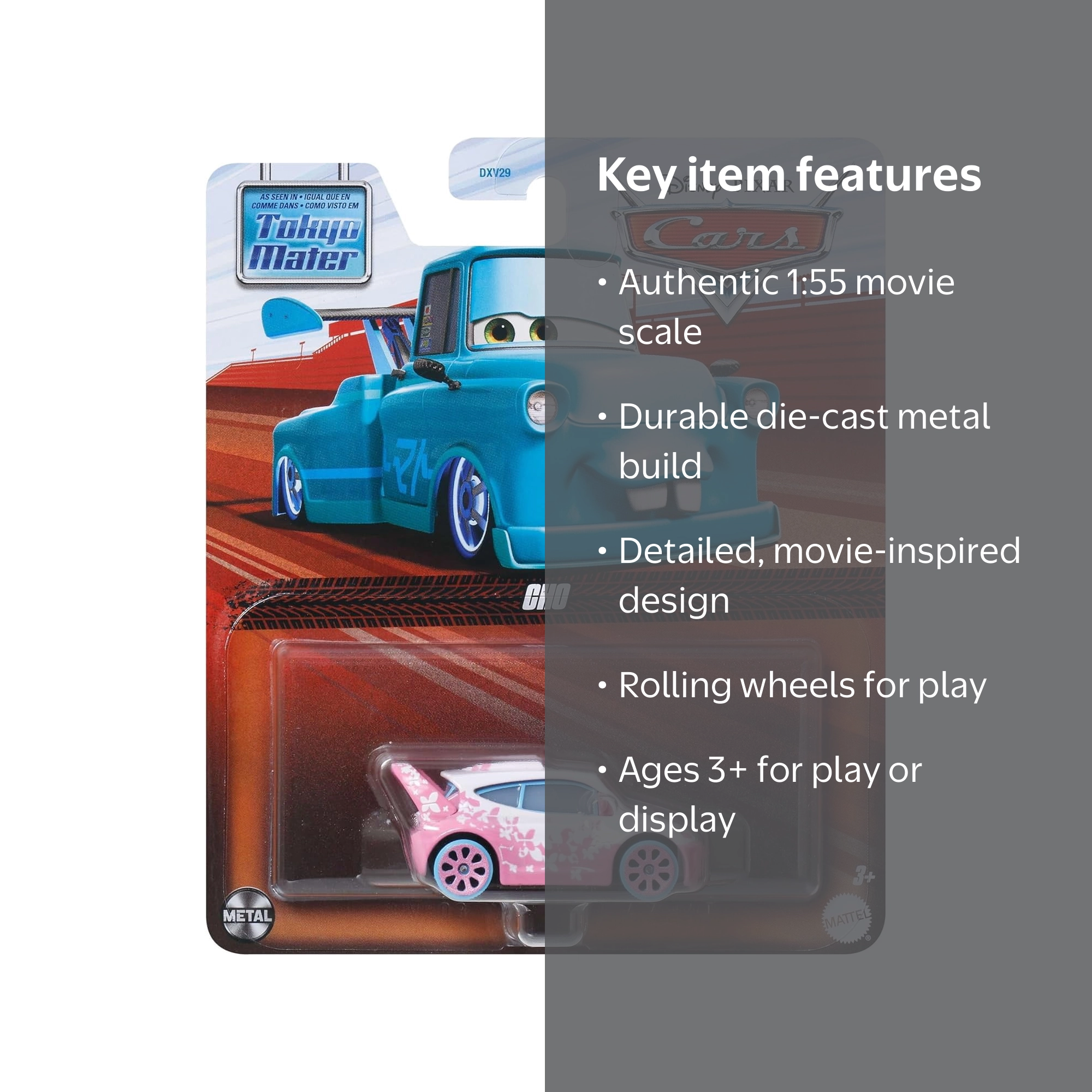 Disney / Pixar Cars Tokyo Mater Cho Diecast Car - Walmart.com