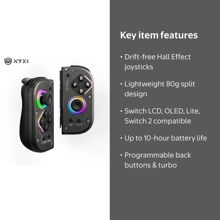 NYXI Hyperion 2 Wireless Gamepad with Hall Effect No Drift and