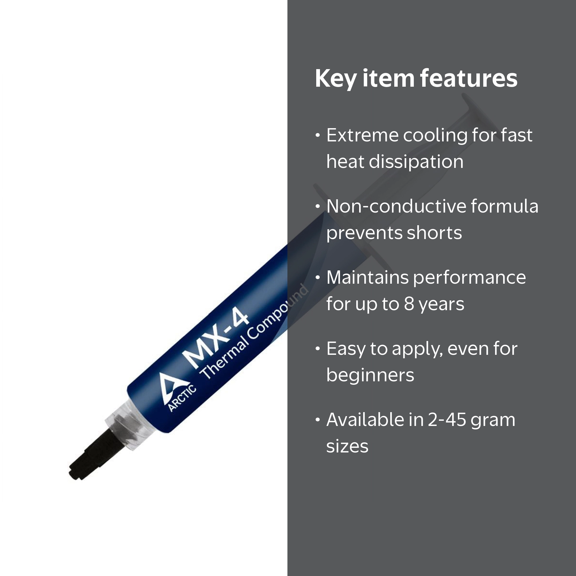 ARCTIC MX-4 CPU PC Thermal Paste for Computer Cooling & High