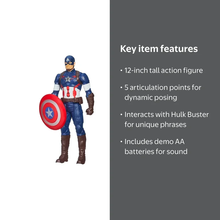 Avengers Age of Ultron Titan Hero Tech Captain America - Walmart.com