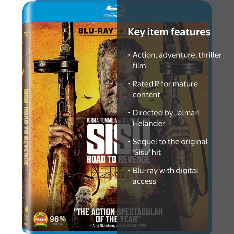 Sony Pictures Sisu: Road to Revenge Blu-ray + Digital Copy, R