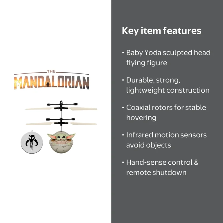 World Tech Toys Star Wars The Mandalorian Baby Yoda 