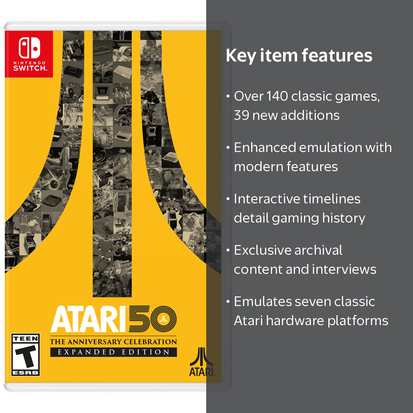 Atari, Video Game Collection, Retro, 140+ Classics - Walmart.com