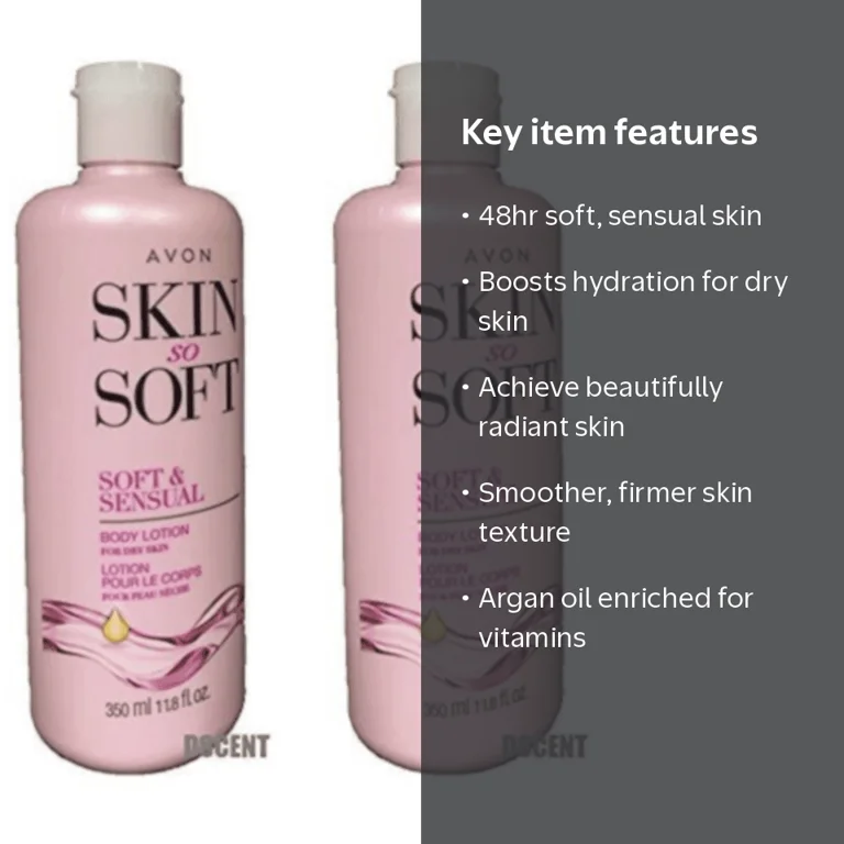2Pck Avon Skin so Soft 48Hours of Soft & Sensual Body Lotion For Dry Skin 11.8oz