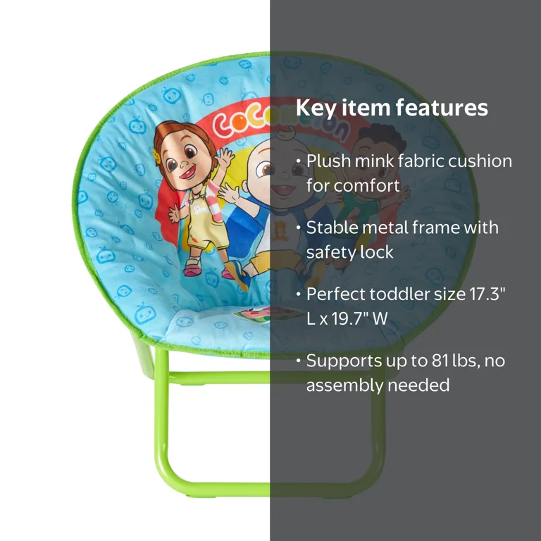 CoComelon, Toddler Saucer Chair, 19