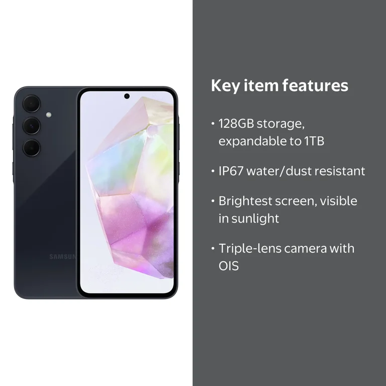 Samsung, Cell Phone, Galaxy A35 5G 128GB, Unlocked Android