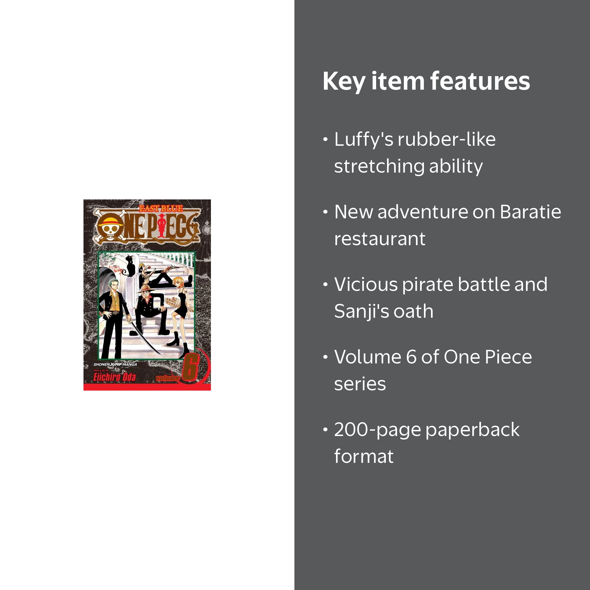 One Piece One Piece, Vol. 6: The Oath, Book 6, (Paperback