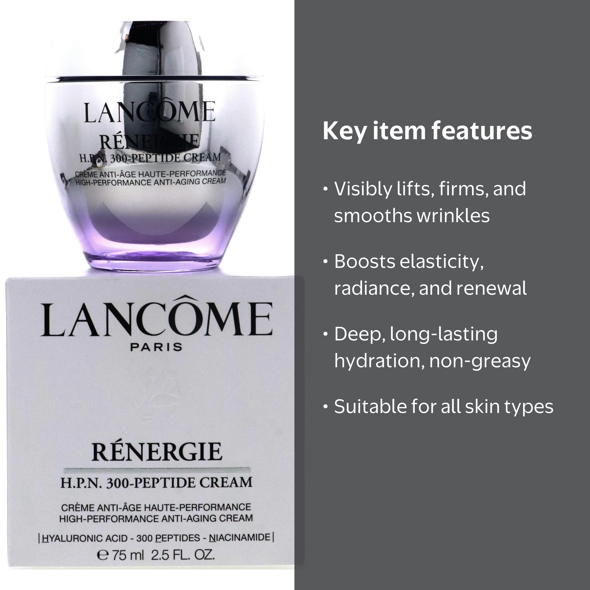 Lancome Renergie H.P.N. 300 Peptide Cream, 2.5 oz - Walmart.com