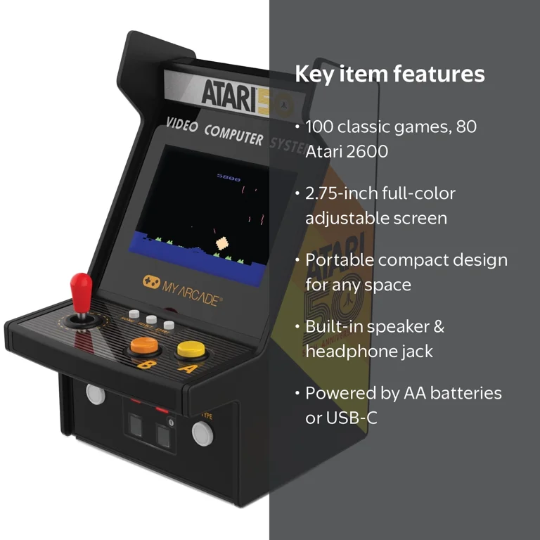 My Arcade, Micro Player Pro, 6.7-inch Retro Arcade, 100 Games in 1