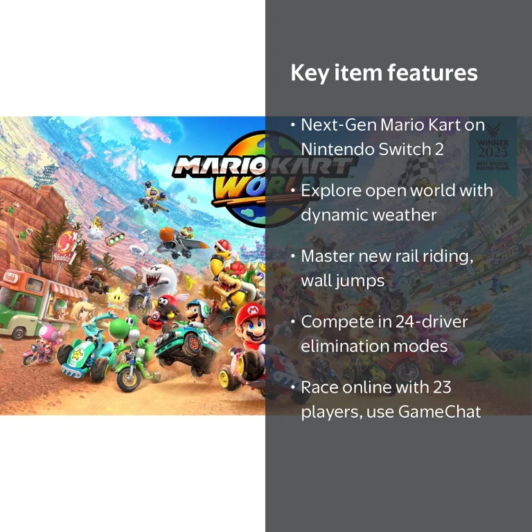 Free Shipping! Nintendo Mario Kart World Digital for Nintendo