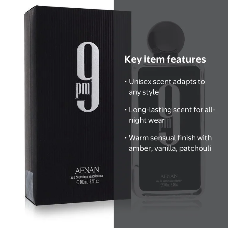 Afnan, Eau De Parfum Spray, 3.4 oz, Unisex Night Fragrance