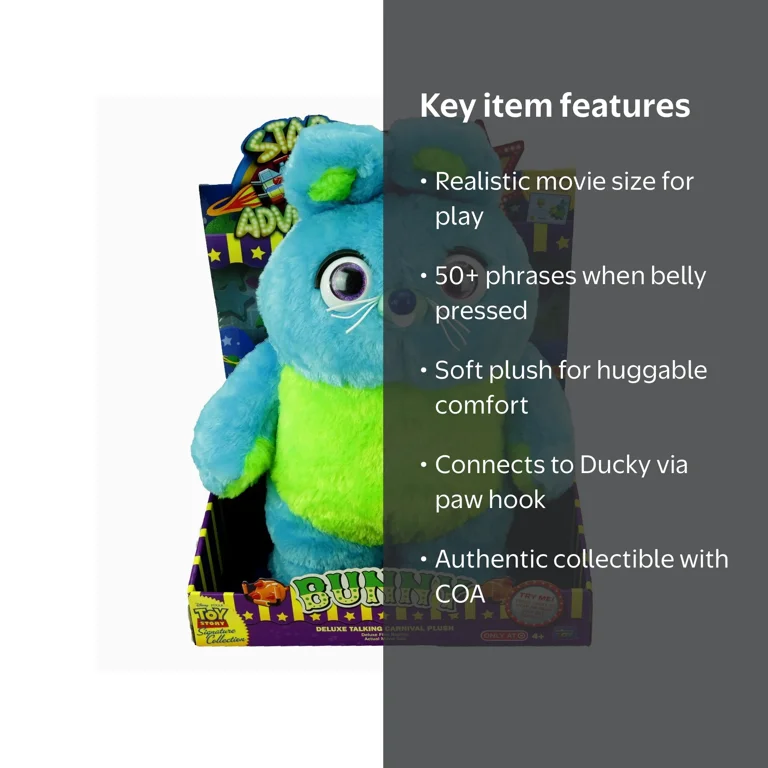 Toy Story 4 Signature Collection Interactive Bunny: Deluxe Talking