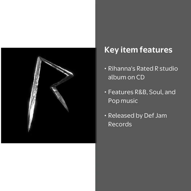 Rihanna - Rated R - Music & Performance - CD - Walmart.com
