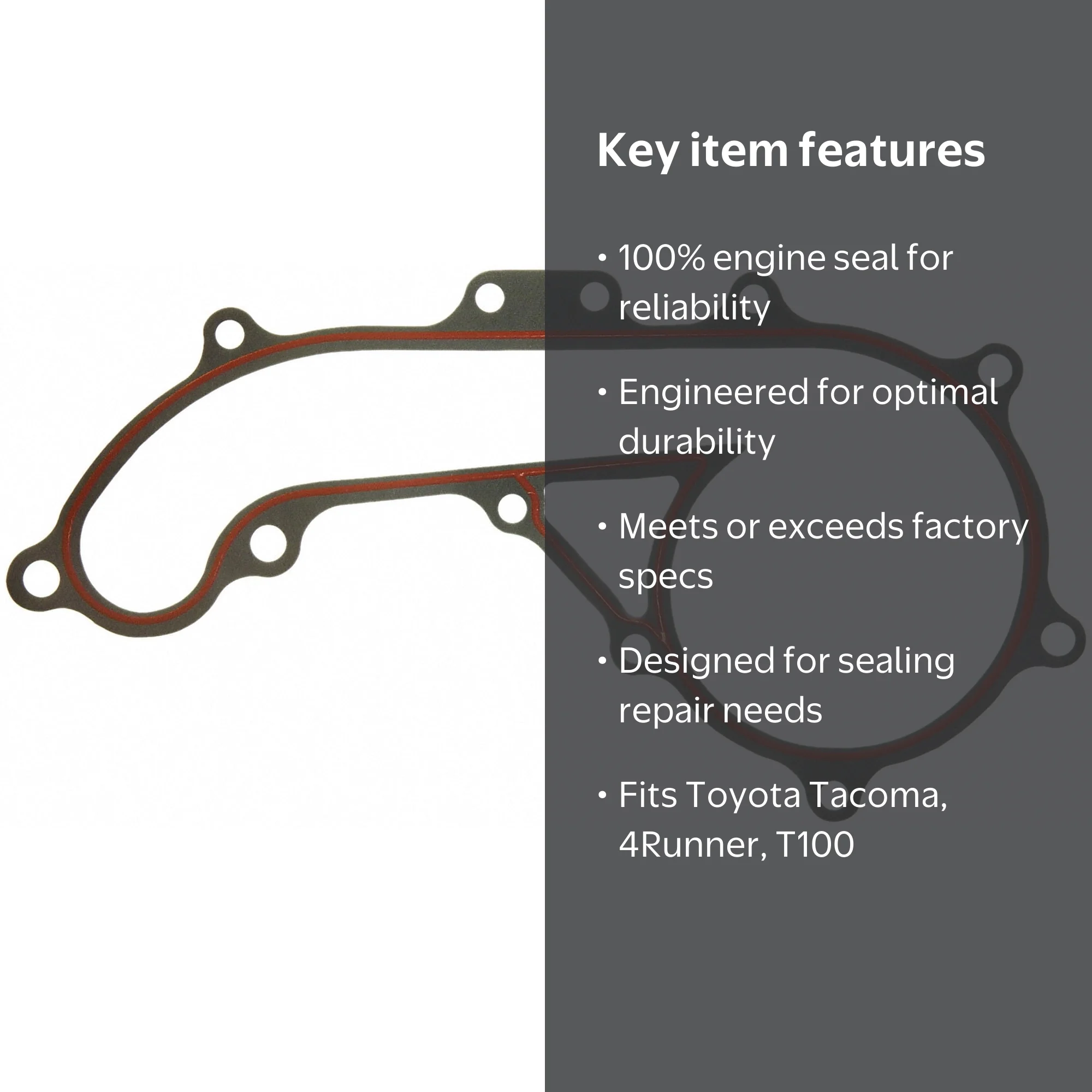 FEL-PRO 35643 Water Pump Gasket Fits select: 1995-2021 TOYOTA