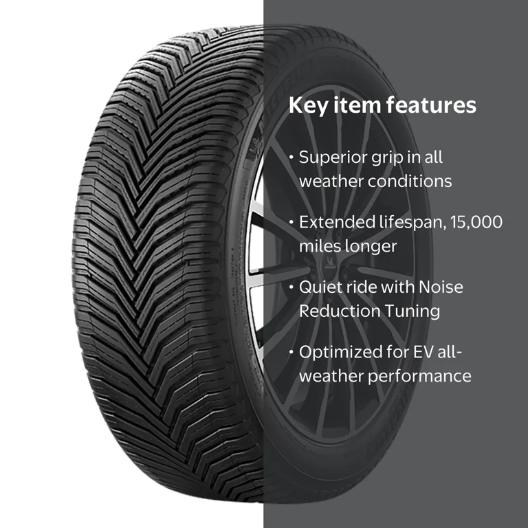 Michelin CrossClimate 2 245/55R19 107V XL Tire - All-Season, Long