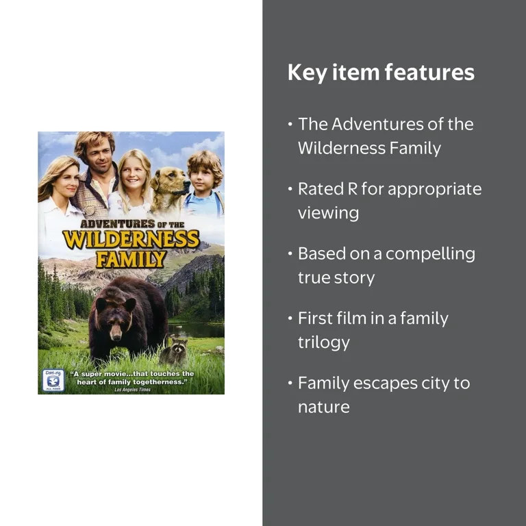 The Adventures of the Wilderness Family - Walmart.com