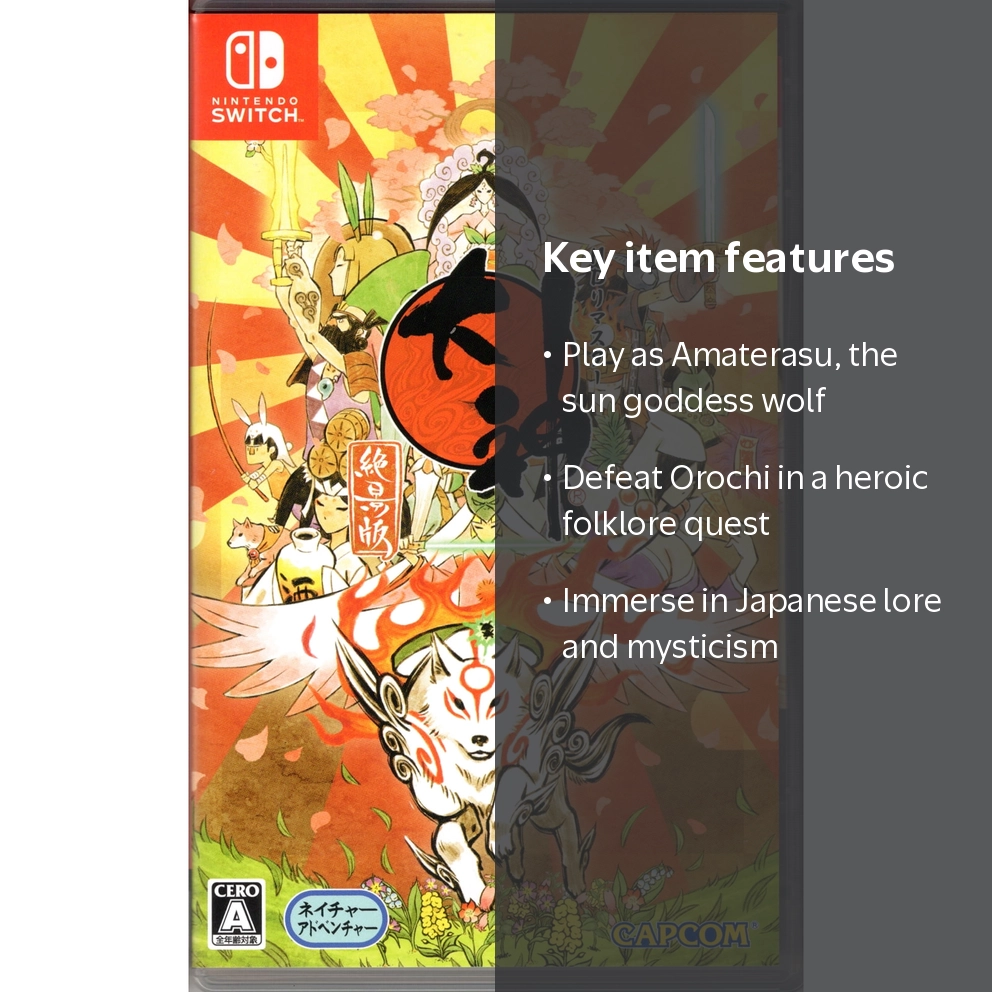 Capcom, Okami Zekkeiban, Multi-Language, Nintendo Switch - Walmart.com