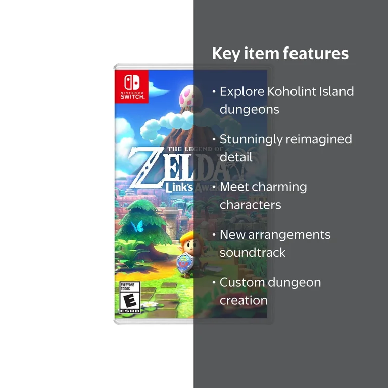 Nintendo Switch, The Legend of Zelda Link's Awakening, Explore