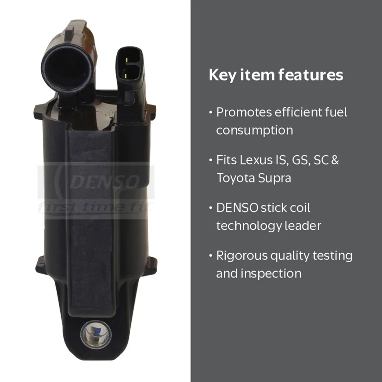 DENSO, Ignition Coil, 673-1203, For Lexus GS300 Toyota Supra L6