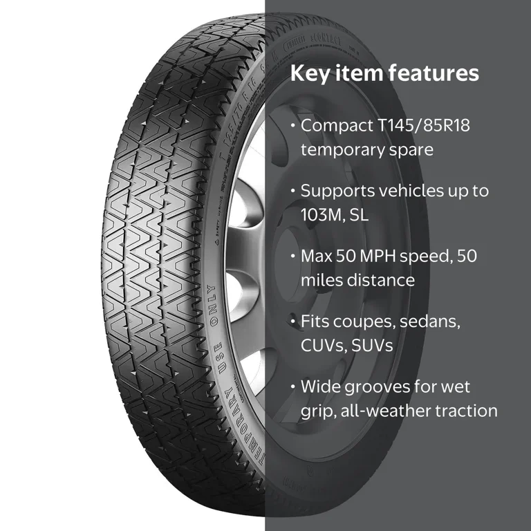 Continental sContact T145/85R18 103M Temp Spare Tire - Walmart.com