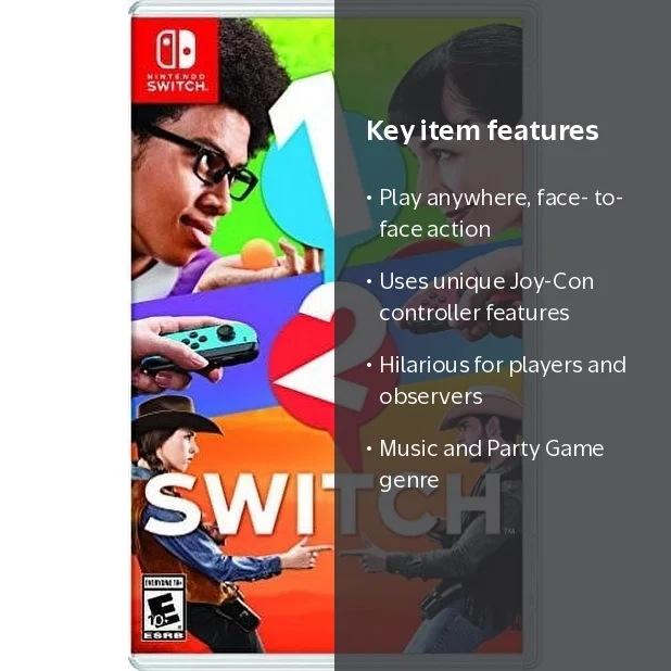 Nintendo, 1-2 Switch, Physical Nintendo Switch Music Party Game