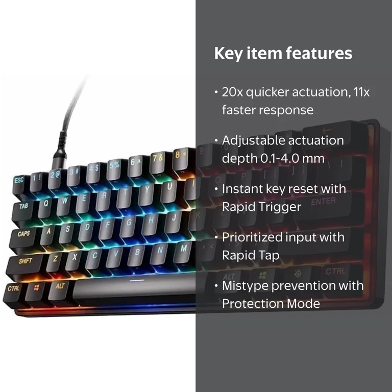 SteelSeries Apex Pro Mini Gen 3 OmniPoint 3.0 HyperMagnetic