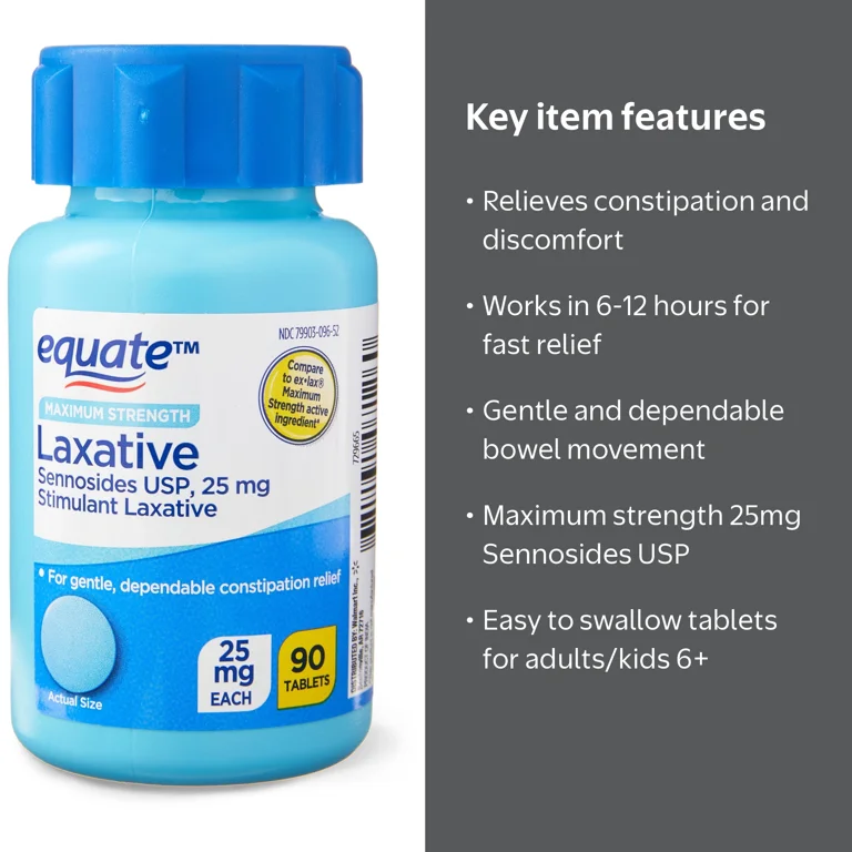 best laxative to take with semaglutide While on Semaglutide: Safe Options and Prevention Equate Maximum Strength Sennosides Laxative