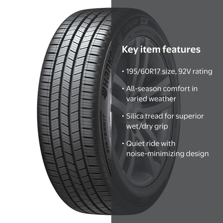 Hankook Kinergy XP H446 All-Season Tire 195/60R17 92V - Walmart.com