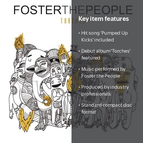 Foster the People, CD, Torches, Includes Hit 'Pumped Up Kicks